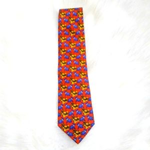 BROOKS BROTHERS Makers All Silk Rabbits Print Necktie